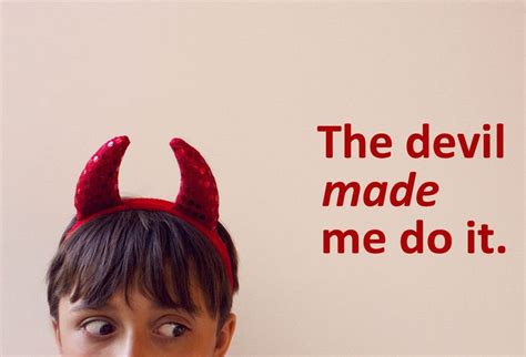 What is the verb of devil?