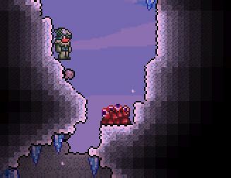 What is the weird red glowing thing in Terraria?