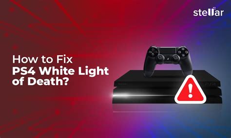 What is the white light of death on PS4?