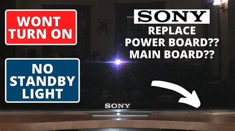What is the white light on my Sony TV?