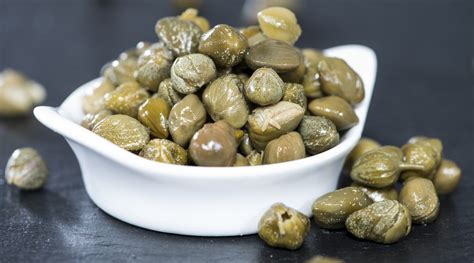 What is the white stuff on capers?