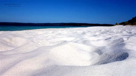What is the whitest sand in the world?