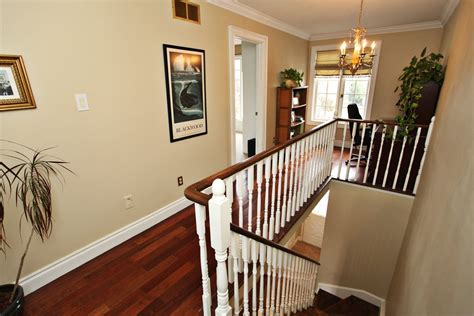 What is the width of an upstairs hallway?