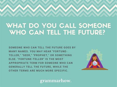 What is the word for telling the future?