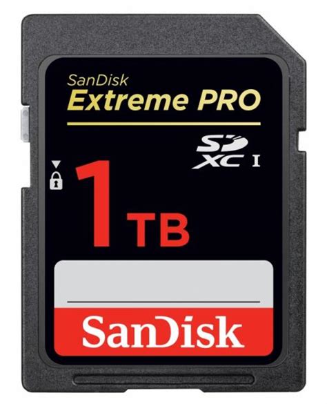 What is the world's first 1TB SD card?