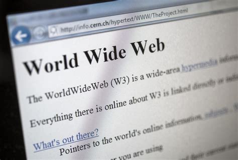 What is the world's first website?