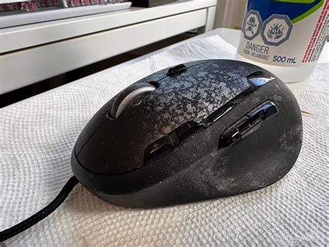 What is this gunk on my computer mouse?