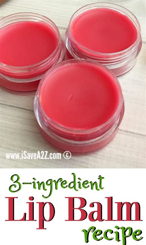 What is three ingredient lip gloss?