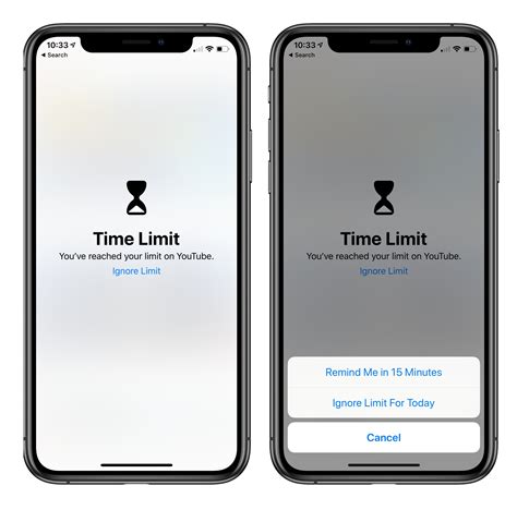 What is time limit for iPhone?