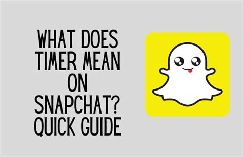 What is timer on Snap?