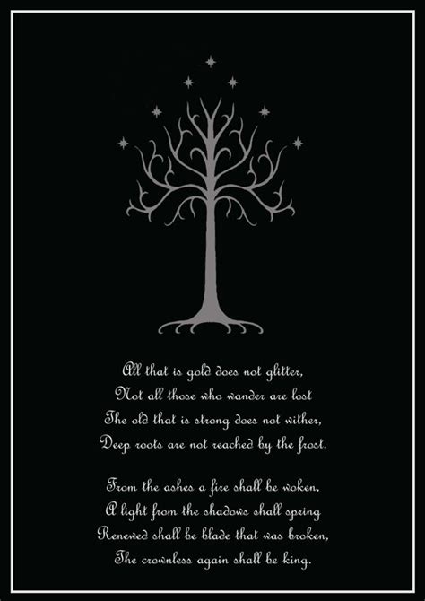 What is tree quotes Tolkien?