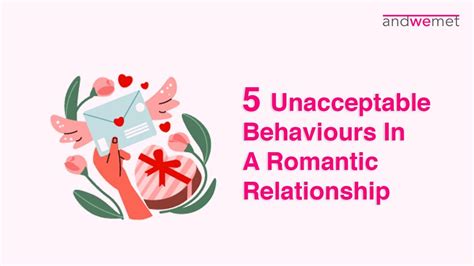 What is unacceptable in a relationship?