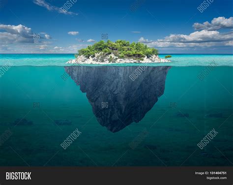What is under an island?