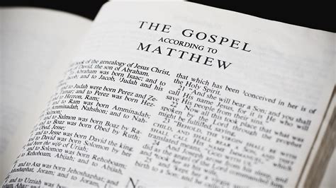 What is unique about Matthew's gospel?