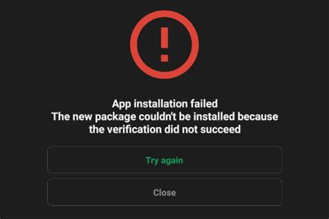 What is verification failure?
