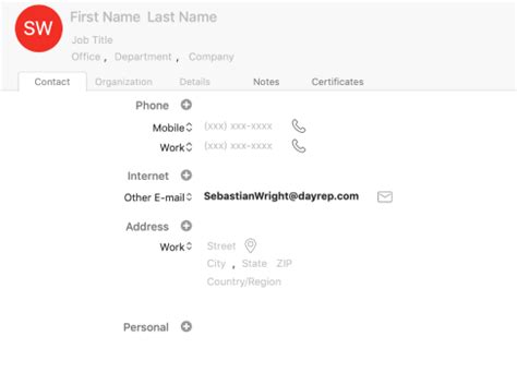 What is virtual contact file?