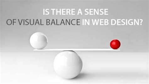 What is visual balance?