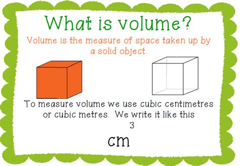 What is volume in real life for kids?
