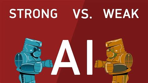 What is weak AI and Strong AI?