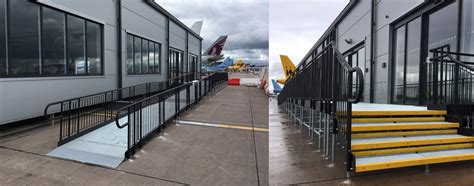 What is wheelchair ramp in airport?