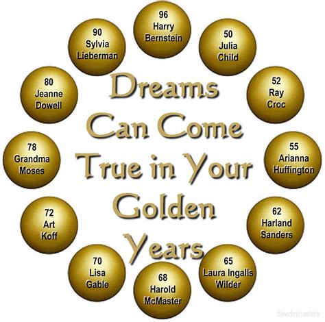 What is your golden years?