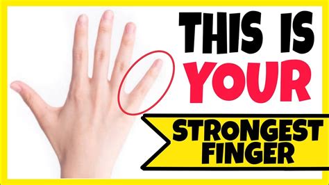 What is your strongest finger?