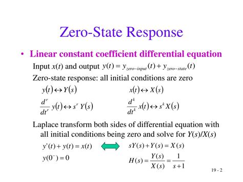 What is zero initial state?
