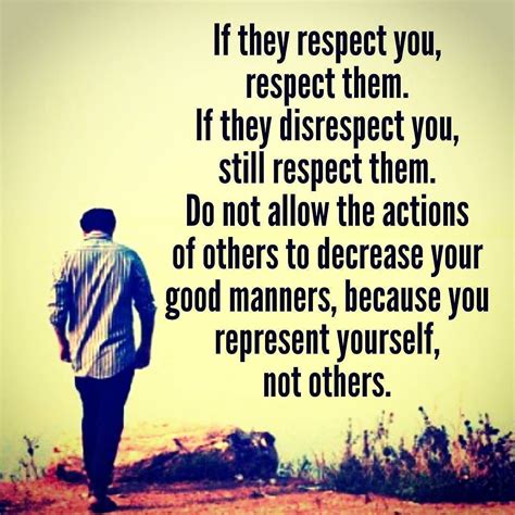 What isn t respect?