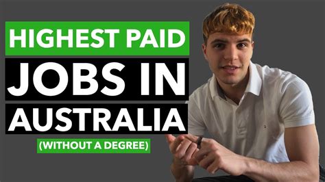 What jobs pay well without a degree in Australia?