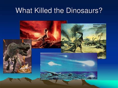 What killed dinosaurs?