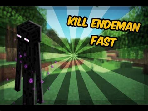 What kills Enderman faster?