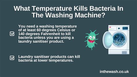 What kills germs and bacteria in laundry?