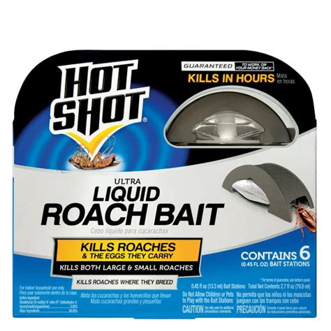 What kills roaches in 2 hours?