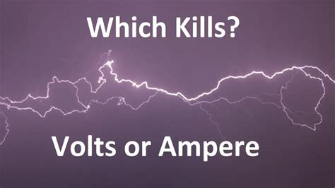 What kills you volts or amps?
