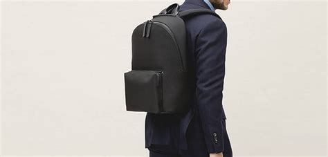 What kind of backpack to wear with a suit?