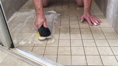 What kind of bathroom tile is easiest to clean?