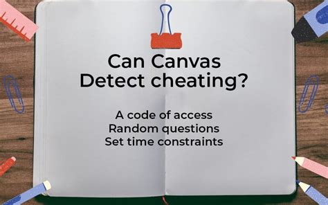 What kind of cheating can canvas detect?