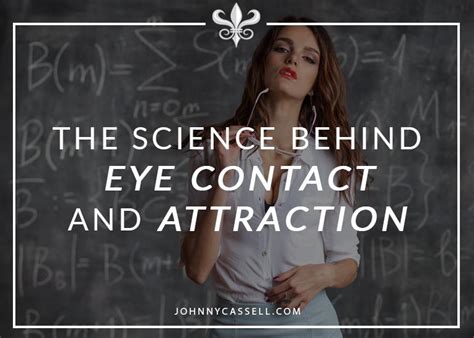 What kind of eye contact shows attraction?