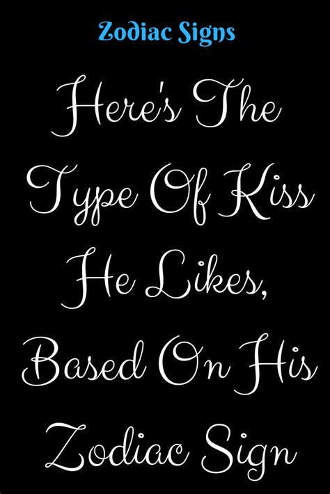 What kind of kiss do Aries like?