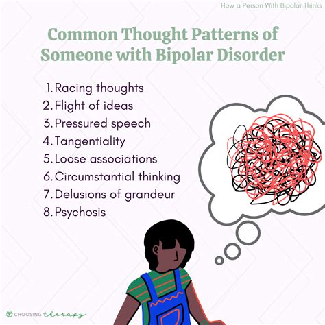 What kind of thoughts do bipolar people have?