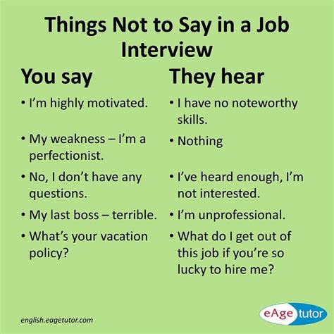 What kind of weakness should you say in an interview?