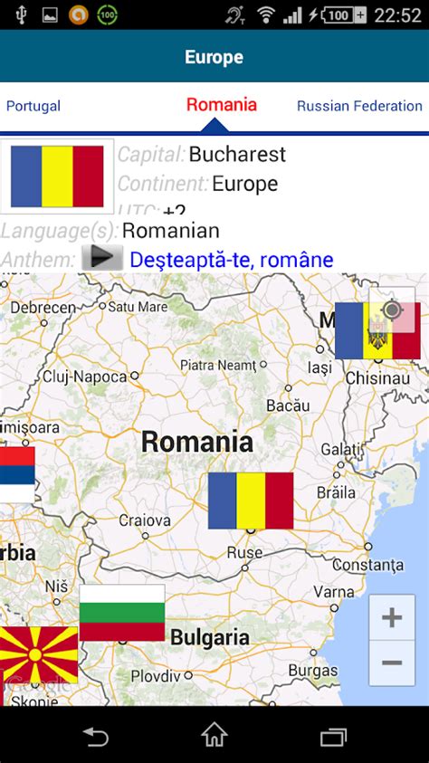 What language app has Romanian?
