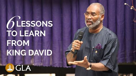 What lesson can we learn from David?