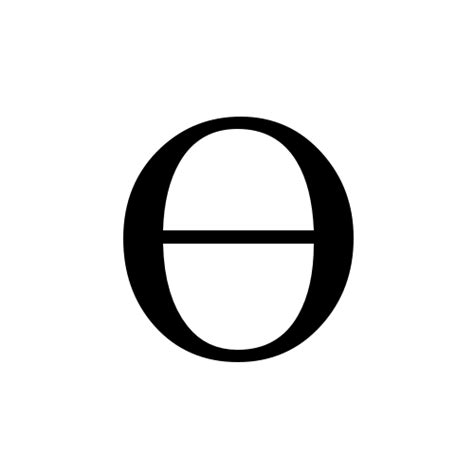 What letter is θ?