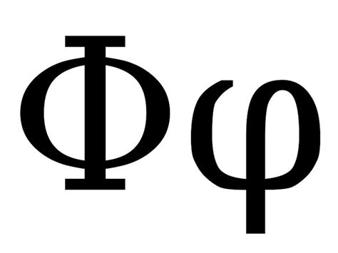 What letter is φ?