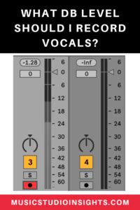 What level should I record vocals?