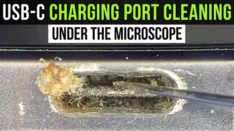 What liquid cleans USB-C port?