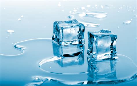 What liquid melts ice?