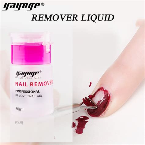 What liquid removes acrylic nails?