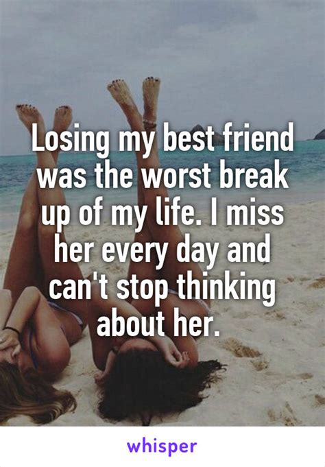 What losing a best friend feels like?